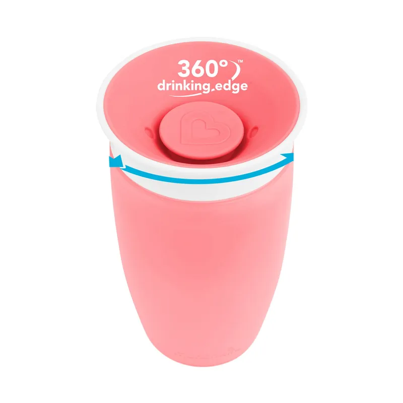 Munchkin 360° Becher 296 ml Rosa