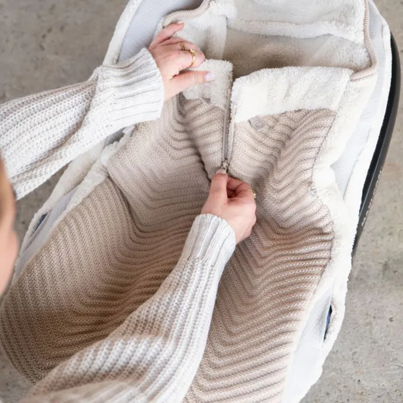 Baby's Only Grace Fußsack Autositz – Warm Linen