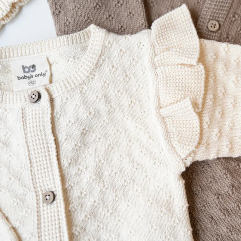 Baby's Only Miracle Ruffle Weste - Gr. 74 - Warm Linen