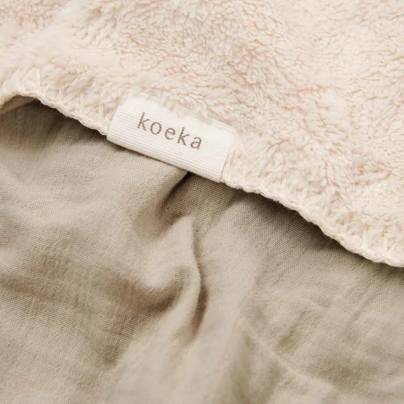 Koeka Faro Babydecke - Teddy - Sage