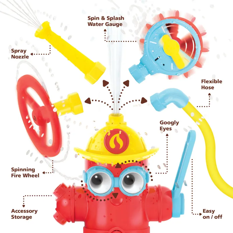 READY FREDDY SPRAY SPRINKLE BRANDWEERPOMP BADSPEELTJES 135-40204