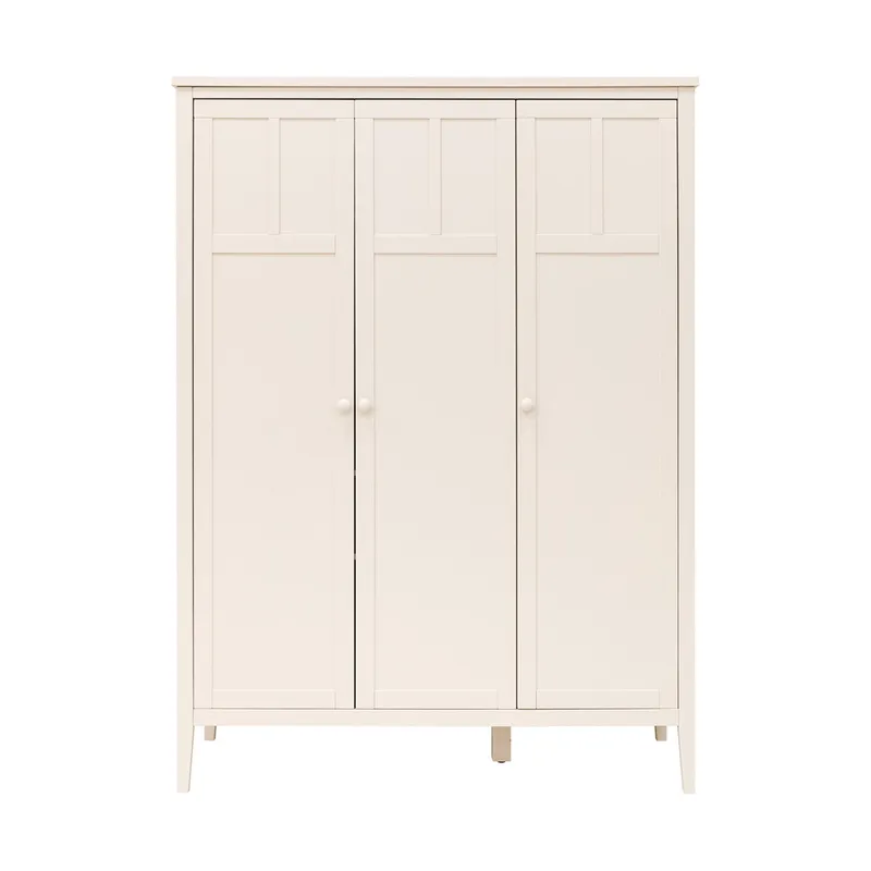 Bopita Vieve Babyzimmer Dune | Bett 70x140 cm + Kommode + 3-türiger Kleiderschrank