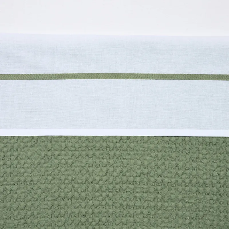 Meyco Bies Kinderbettlaken - 100 x 150 cm - Olive Green