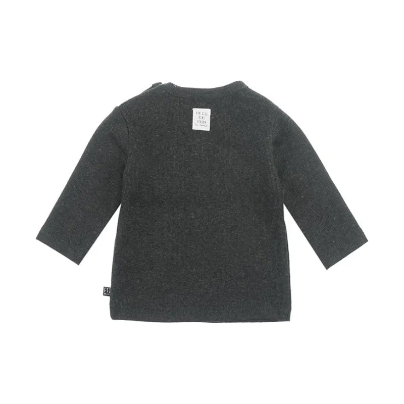 Feetje T-Shirt, Anthrazite meliert, Gr. 68