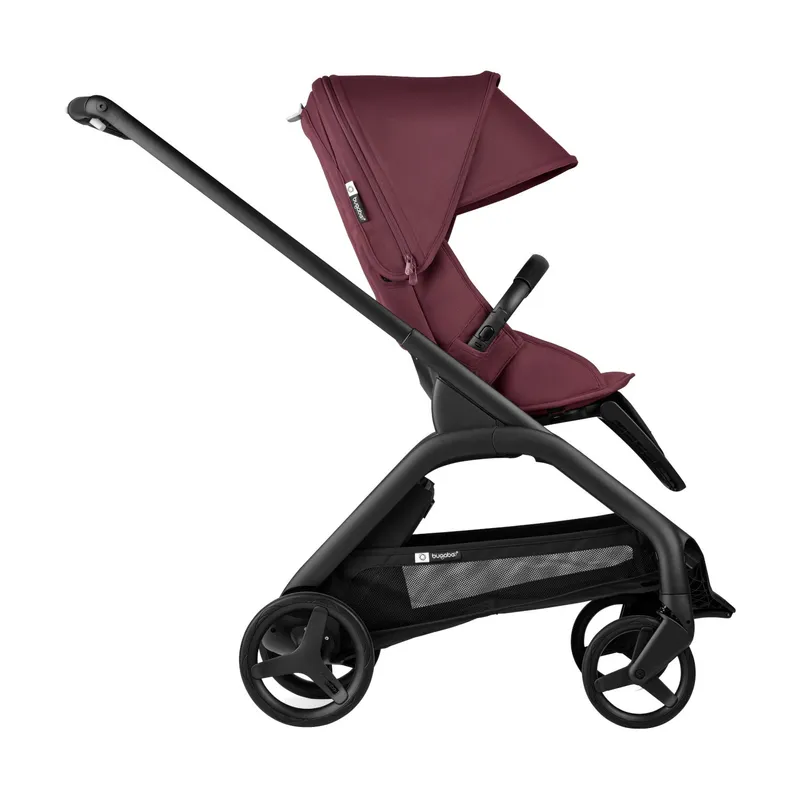Bugaboo Dragonfly Kinderwagen - Black / Dark Cherry