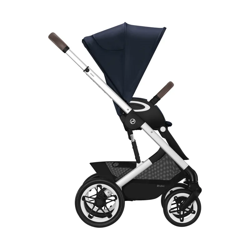 Cybex Talos S Lux Kinderwagen Silver - Navy Blue