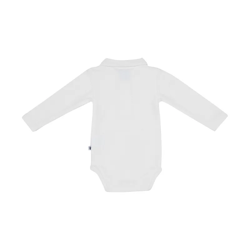 Klein Baby Polo Babybody Ripp - Größe 68 - Natural White