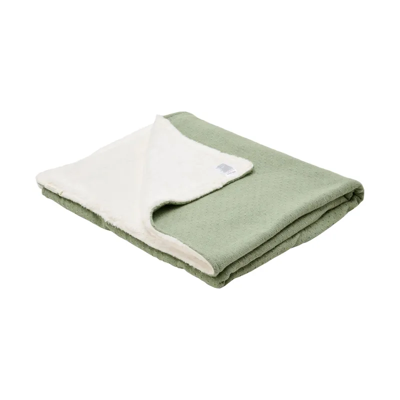 Little Dutch Pure Babystrickdecke – 70 x 100 cm – Sage