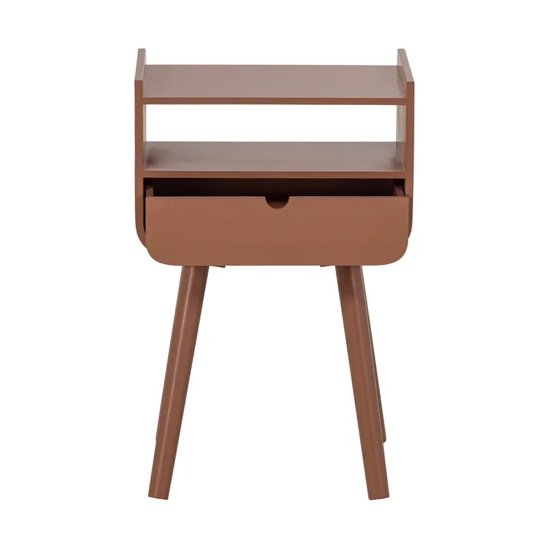 Woood Nachttisch Nils – Holz – Altrosa