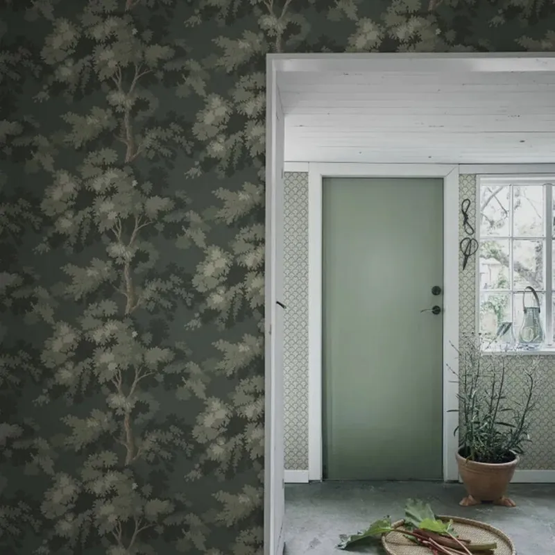 Sandberg Raphael Tapete - Moss Green