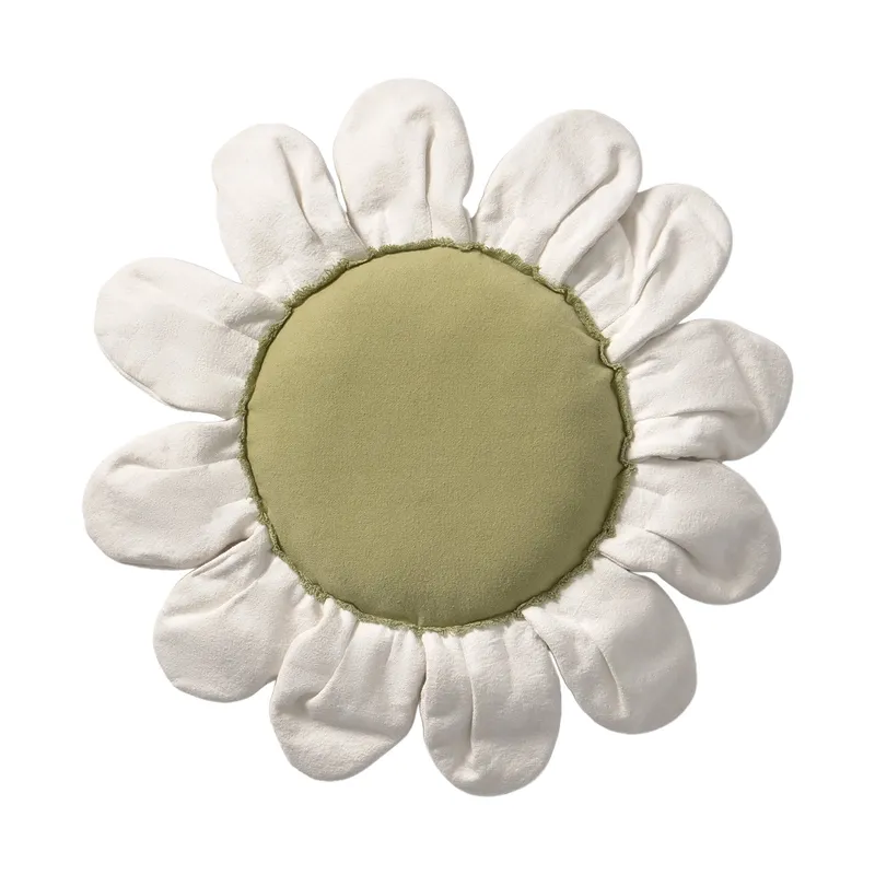 Lorena Canals Bodenkissen - White Daisy - Ø80 cm