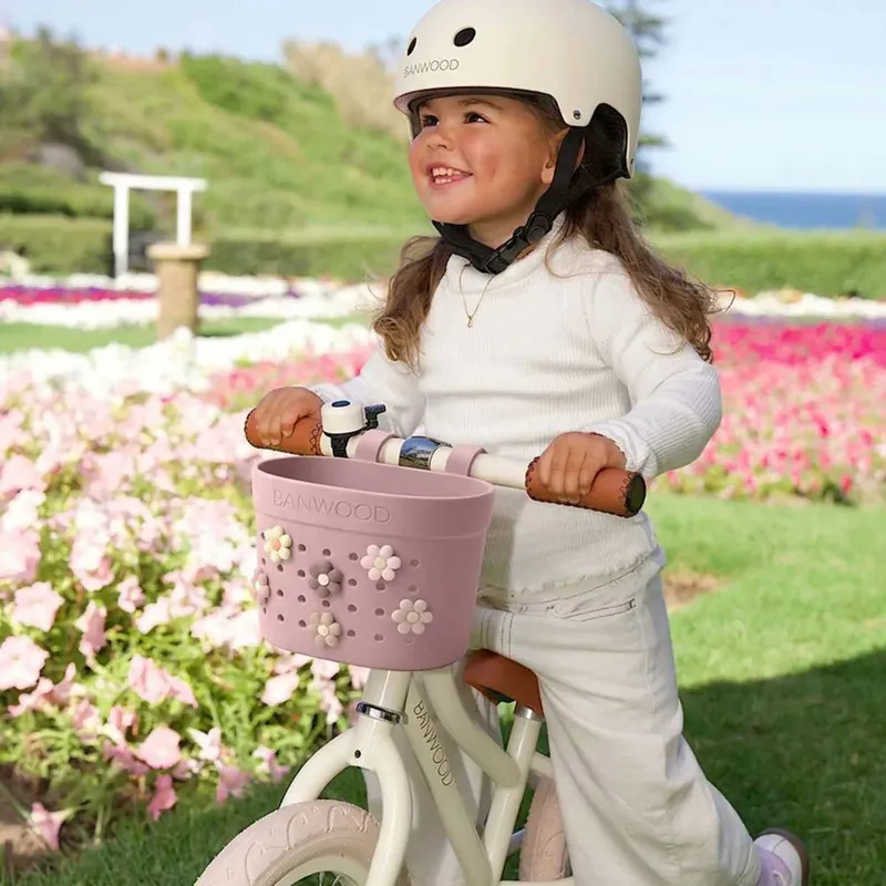 Banwood Pin & Ride Lenkerkorb - Dusty Rose