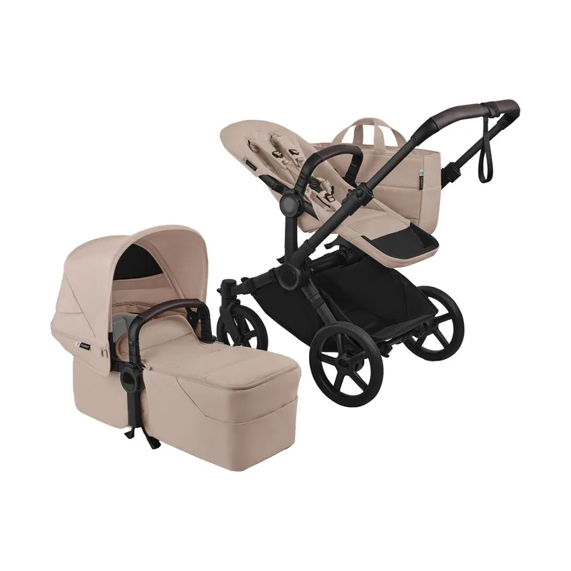 Bugaboo Kinderwagen - Donkey 6 Renew Mono Complete - Black/Desert Taupe Melange