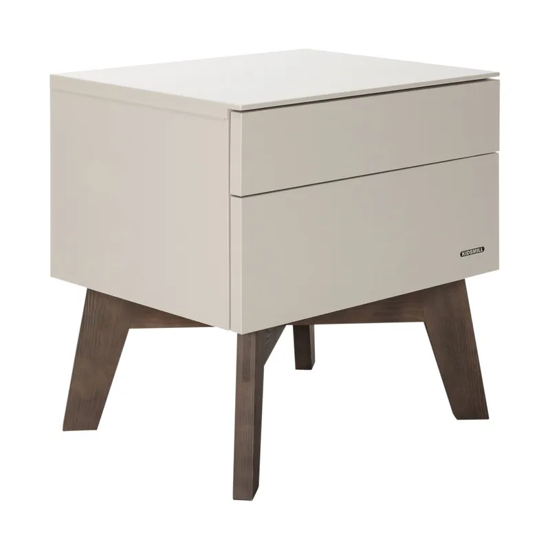 Kidsmill Sixties Nachttisch Oatmeal / Walnut