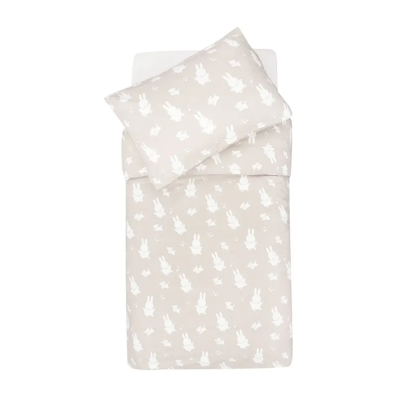 Jollein Miffy und Snuffy Bettbezug – Nougat – 100 x 140 cm