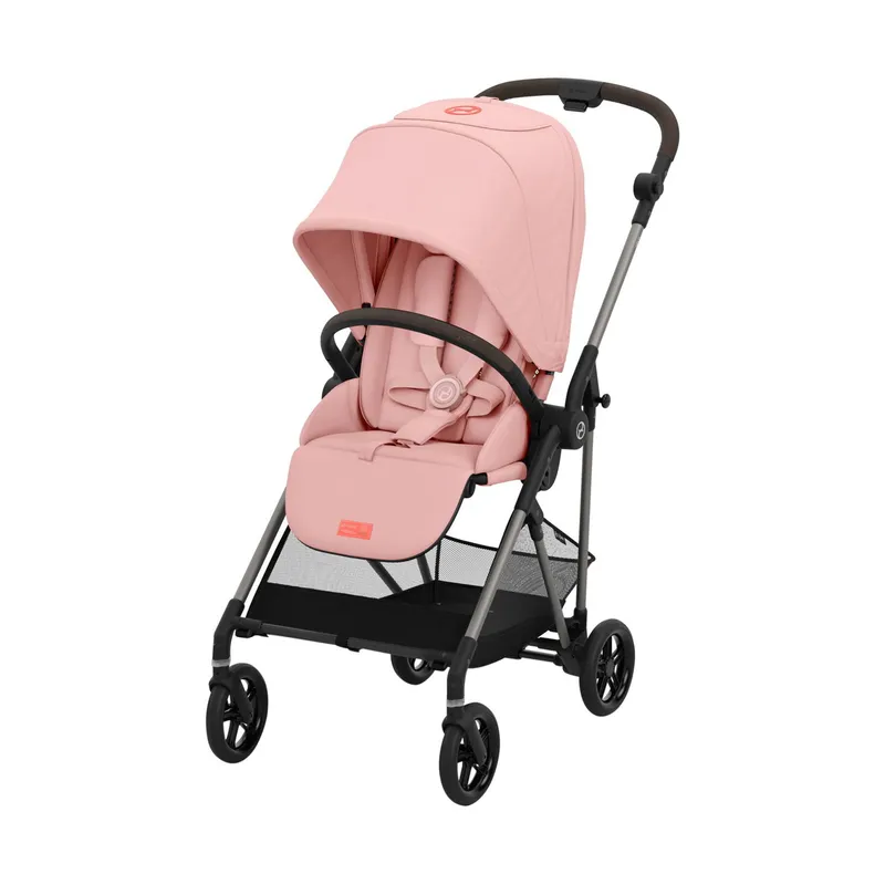 Cybex Melio Kinderwagen - Taupe - Candy Pink