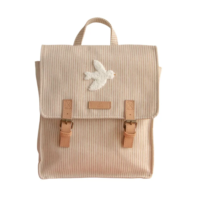Nanami Rucksack - Stripes - Bird