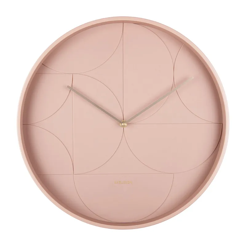 Karlsson Echelon Circular Wanduhr - Rosa