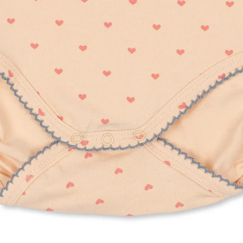Konges Sløjd Babybody - 0-1 Mt - Teddy Coeur