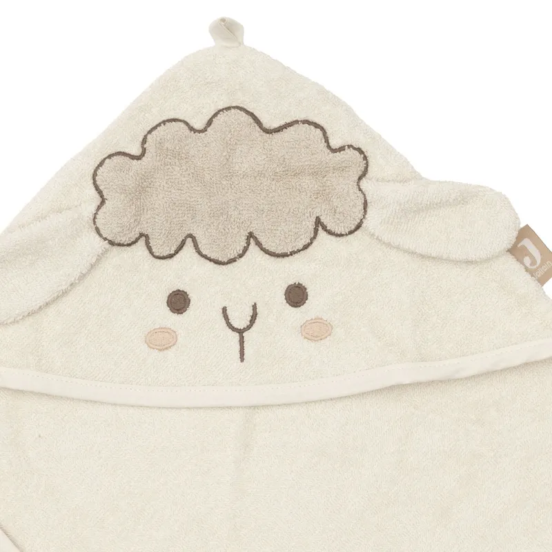 Jollein Sheep Sonny Badecape - 75 x 75 cm - Frottee