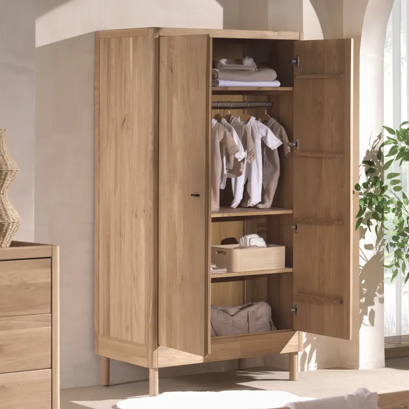Vipack Kleiderschrank – Forrest – 2-türig – Eiche