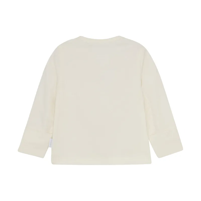 Noppies Noam Shirt Langarm - Größe 68 - Egret