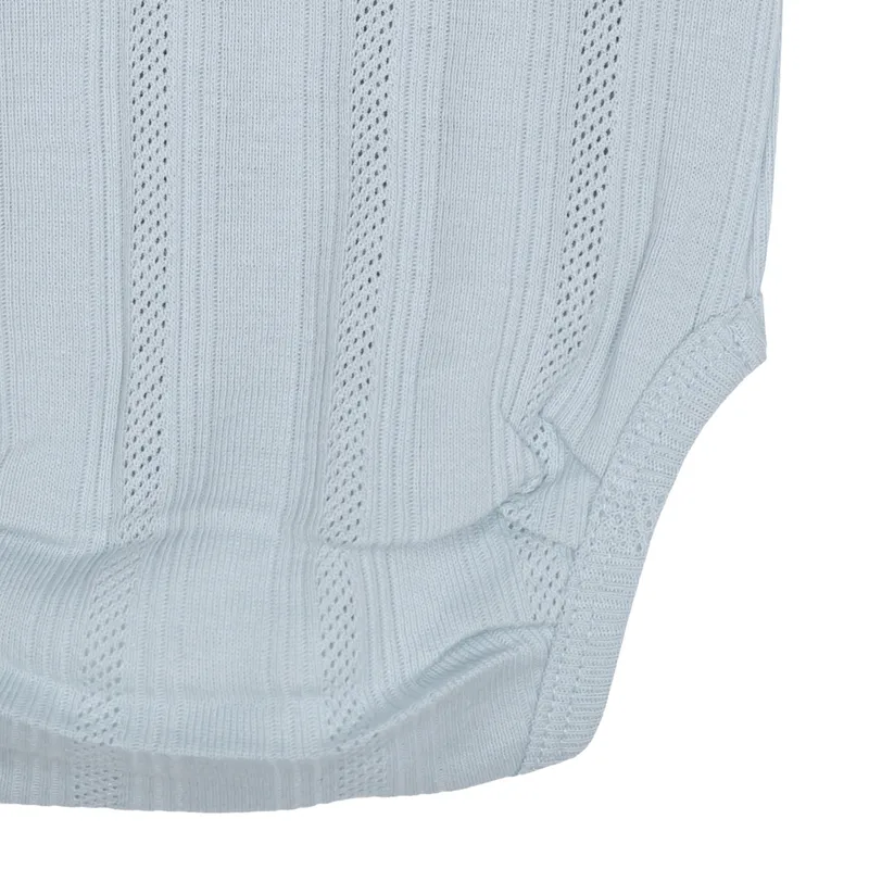 Lodger Babybody Langarm - Pointelle - Größe 50 - Air