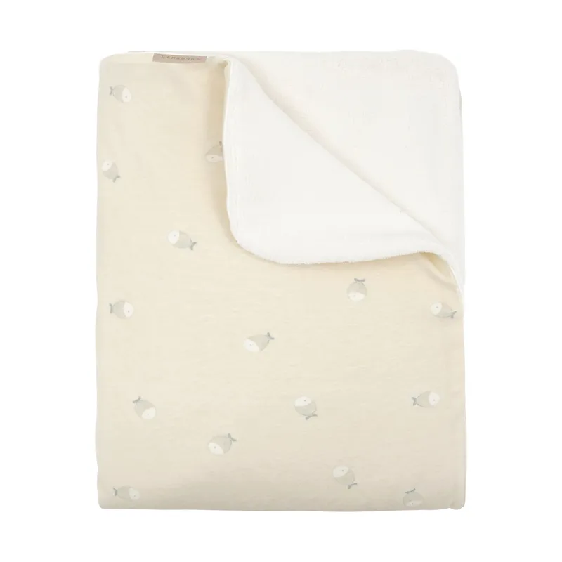 Bamboom Babydecke - Jersey Print - Fishes