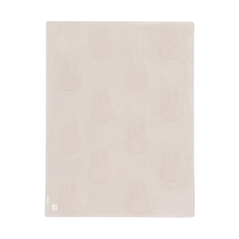 Jollein Miffy Fleece Bettdecke – 100 x 150 – Nougat