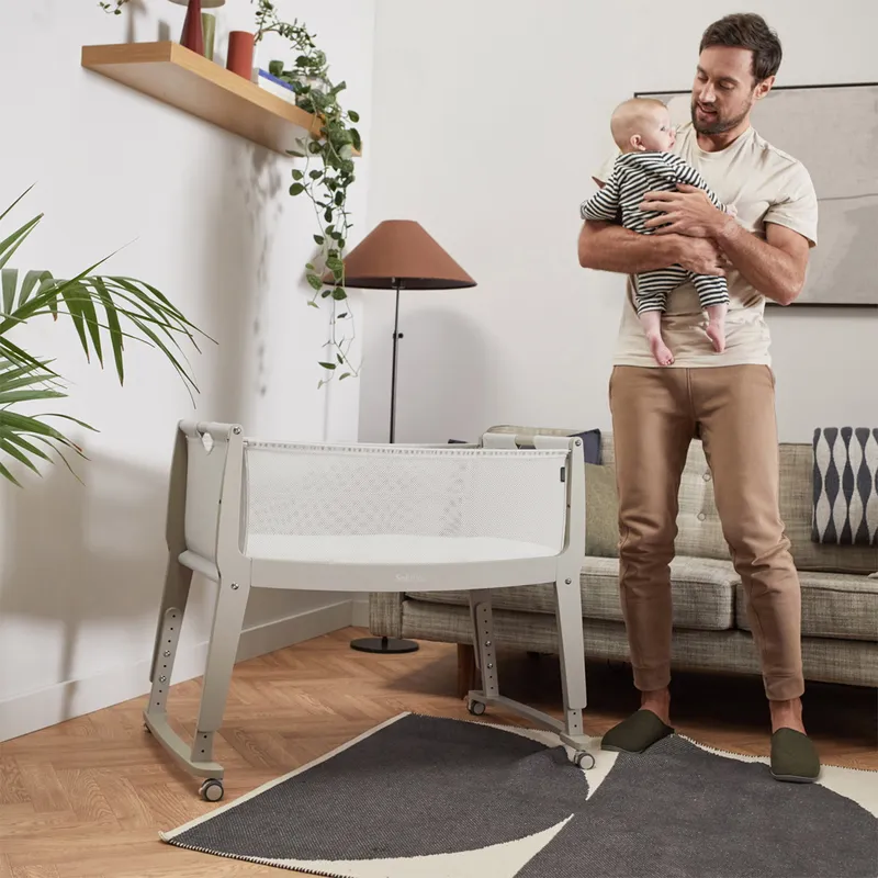 SnuzPod Studio Co-sleeper - Oslo Grey