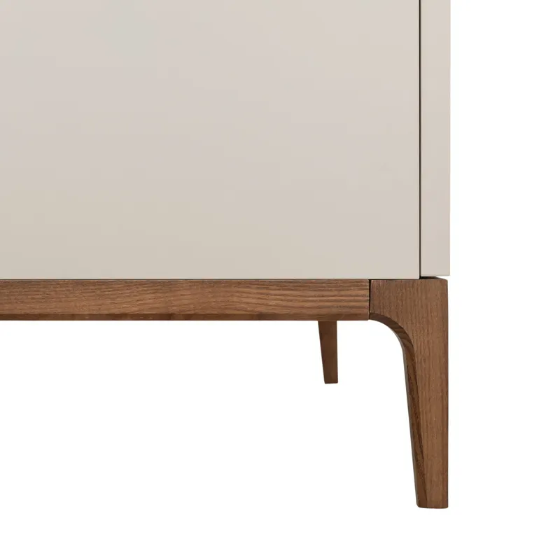 Kidsmill Intense Schrank – 2-Türig – Oatmeal / Walnuss