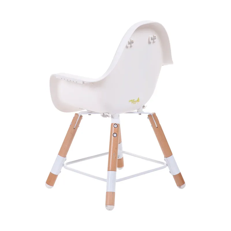 Childhome Evolu 2-in-1-Kinderstuhl Natur/ Weiß