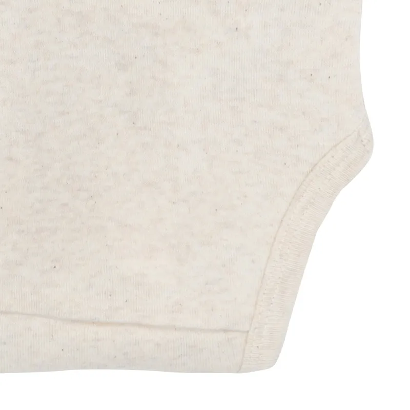 Lodger Babybody Langarm - Melange - Größe 56 - Birch
