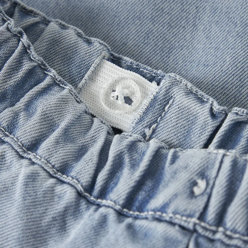 Lil' Atelier Shorts - Medium Blue Denim - Größe 74