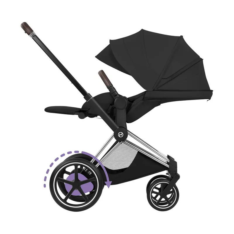 Cybex Kinderwagen 2-in-1 - e-Priam 5 Style - Chrome Brown Frame