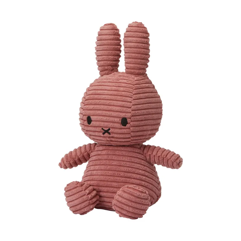 Miffy Corduroy Kuscheltier - 23 cm - ECO - Dusty Rose