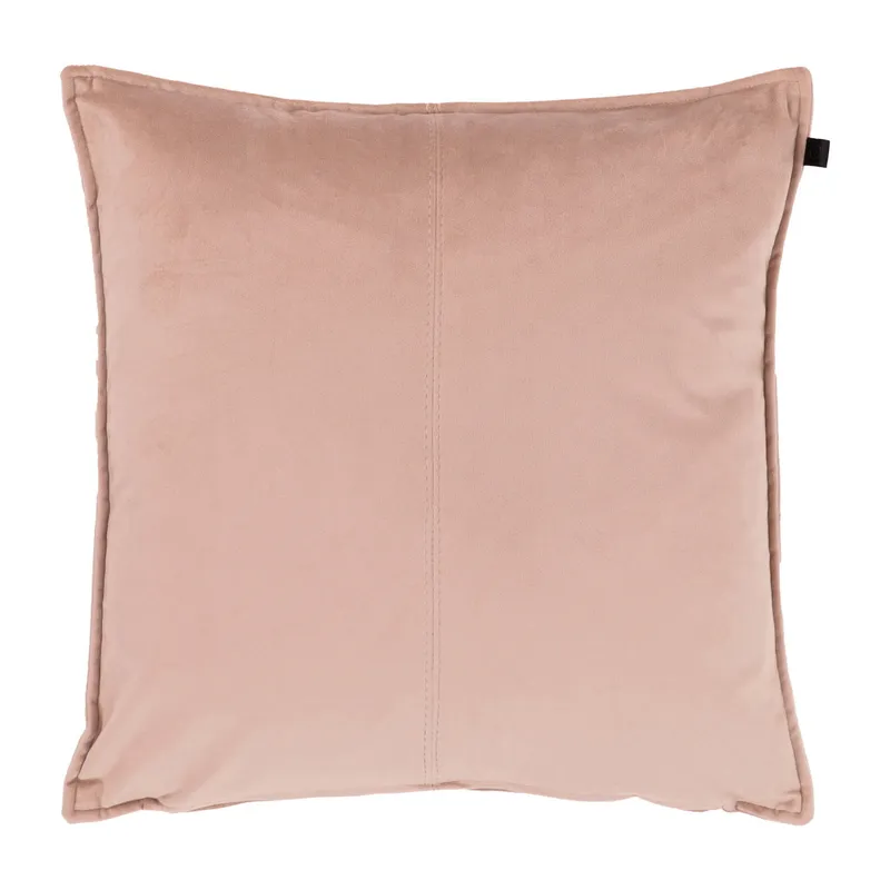 Overseas Middlestitch Kissen - 60 x 60 cm – Samt – Rose Dust