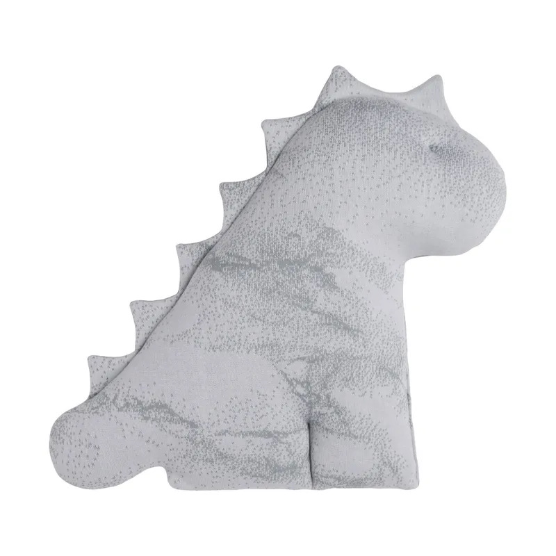 Baby's Only Marble Dino Kuscheltier Grau / Silbergrau