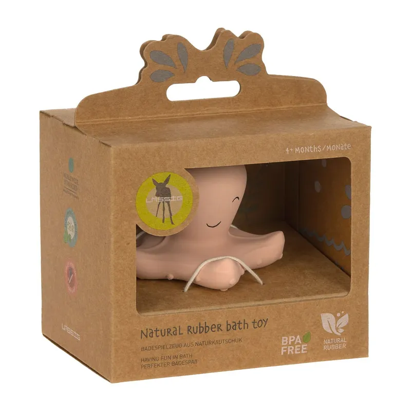 Lässig Bath Toy Natural Rubber Octopus 1313025628