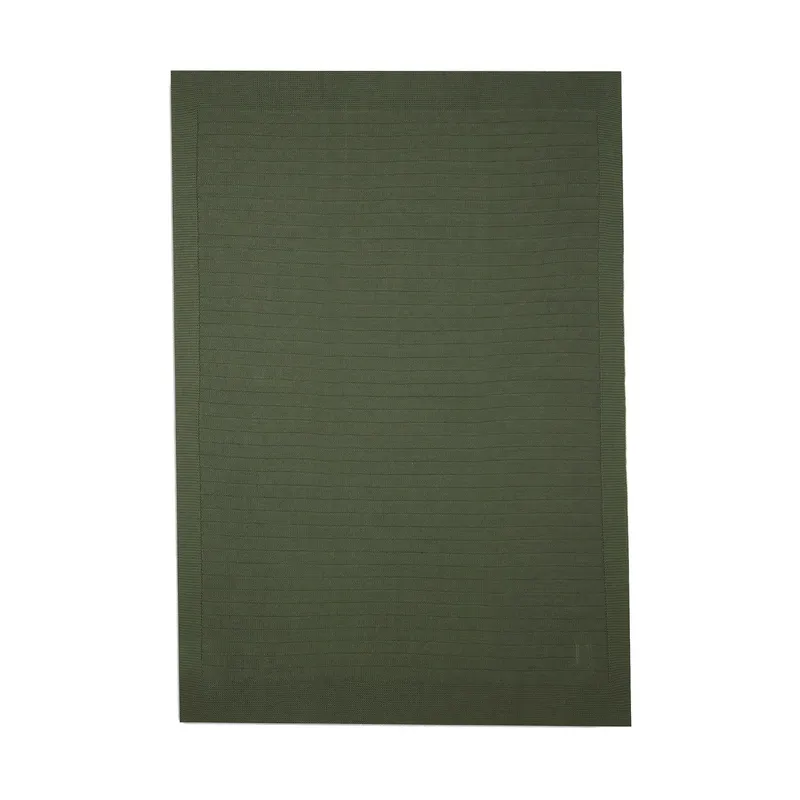 Jollein Pure Knit Bettdecke Leaf Green 100 x 150 cm