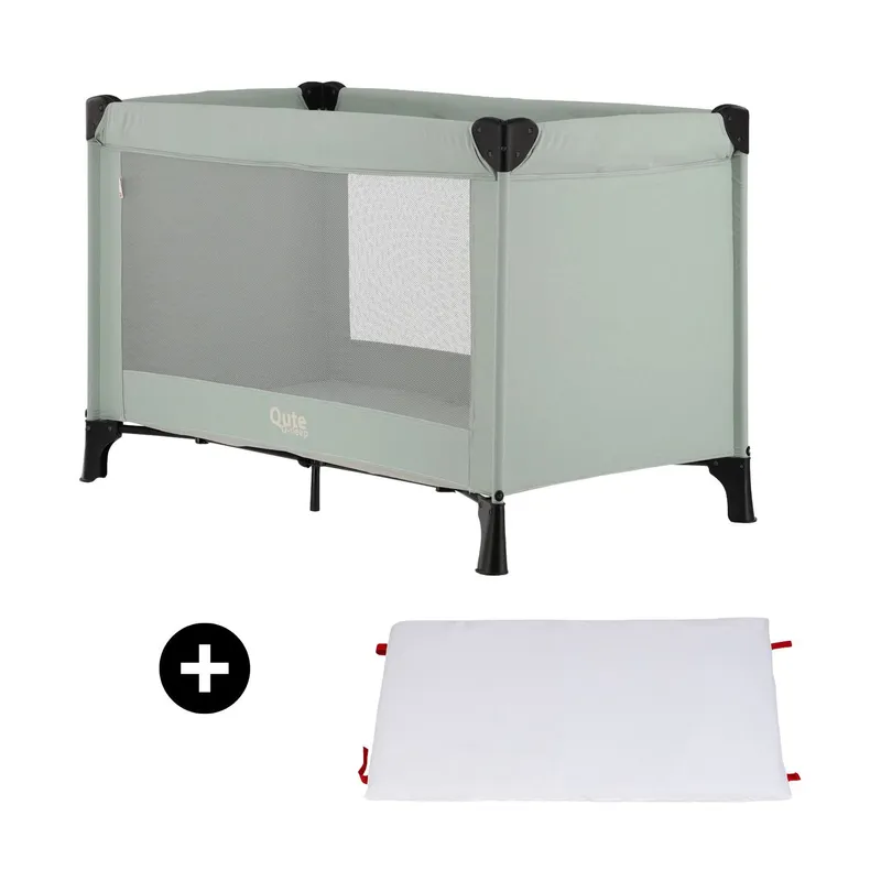 Qute Q-Sleep Campingbett Easyfold + Q-Matti Matratze inkl. Bezug