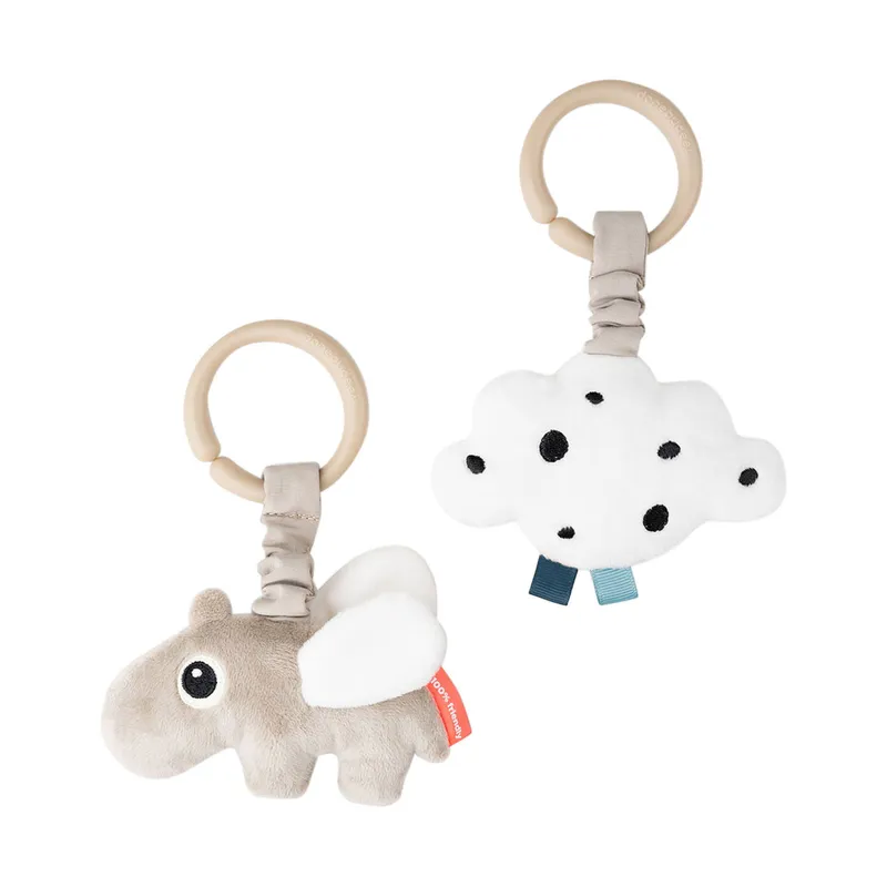 Done By Deer Happy Clouds Spielzeug – 2 Stück – Sand