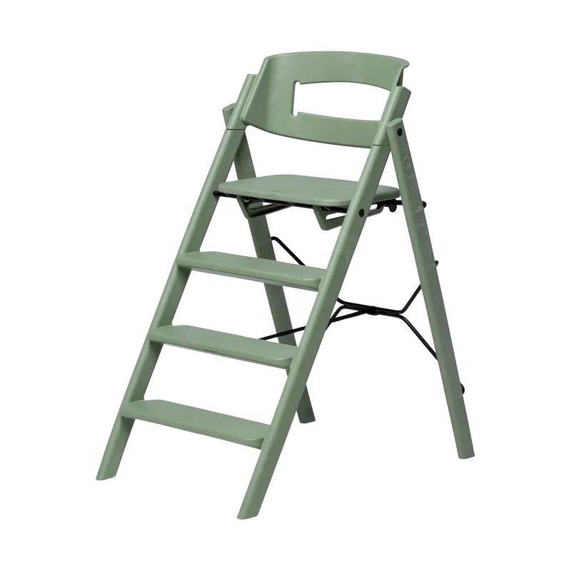 KAOS Klapp Hochstuhl – zusammenklappbar – recycelter Kunststoff – Mineral Green