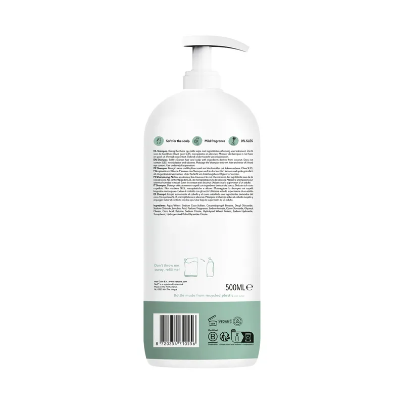 Naïf Nährendes Shampoo für Babys und Kinder 500 ml