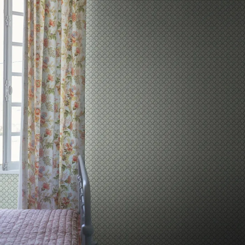 Sandberg Beata Tapete - Moss Green