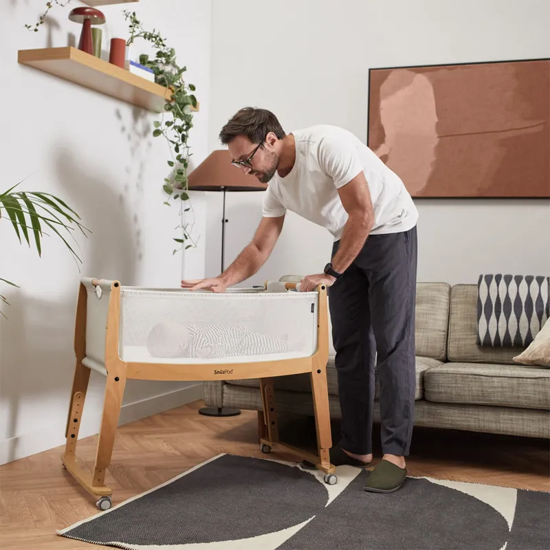 SnuzPod Studio Co-sleeper - Stockholm Natural