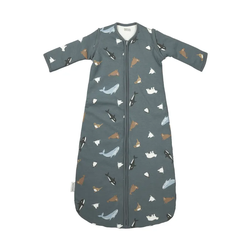 Meyco Slaapzak gevoerd afritsbare mouw jersey Arctic Multicolour 60cm - 326.265.00.17