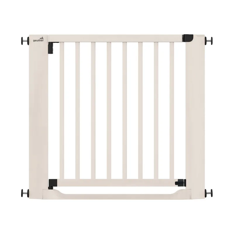 Geuther Easylock Treppenschutzgitter - Holz - 87-95 cm - Oatmeal