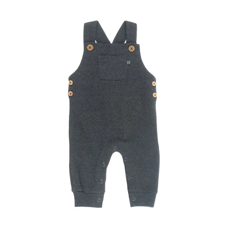 Feetje Mini Person Latzhose Anthrazite meliert Gr. 68