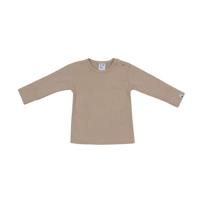 Klein Baby Shirt Rib - Größe 62 - Filipe Beige